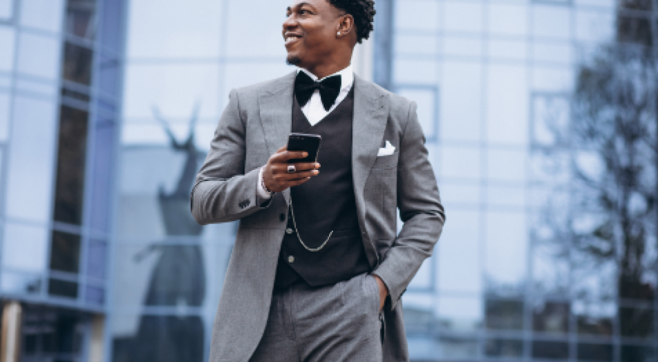 young-african-businessman-using-phone